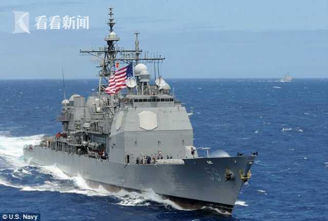 美海军宙斯盾舰再次穿越台湾海峡